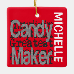 Ornement En Céramique Candy Maker Extraordinaire CUSTOM