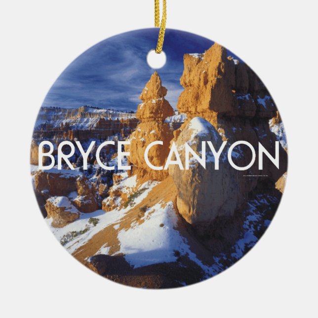 Ornement En Céramique Canyon d'ABH Bryce (Devant)