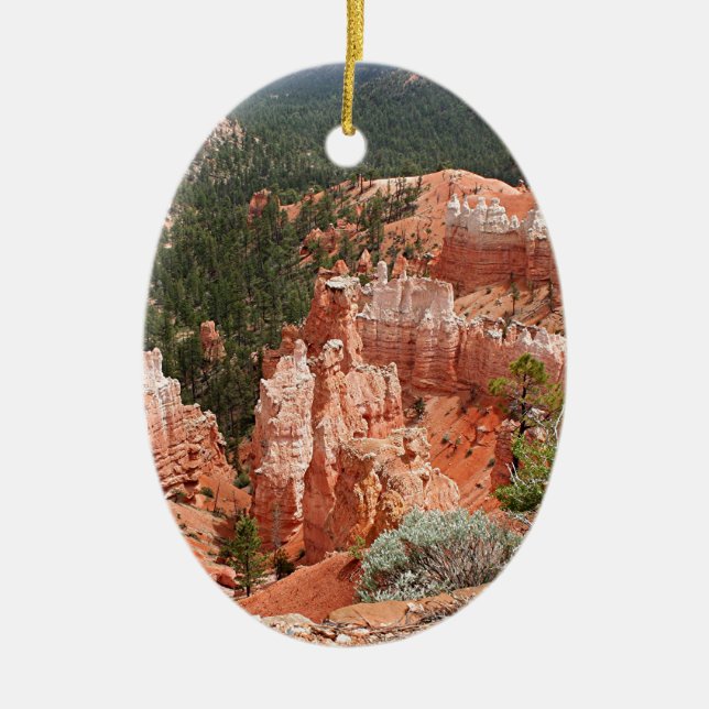 Ornement En Céramique Canyon de Bryce, Utah, Etats-Unis 13 (Devant)