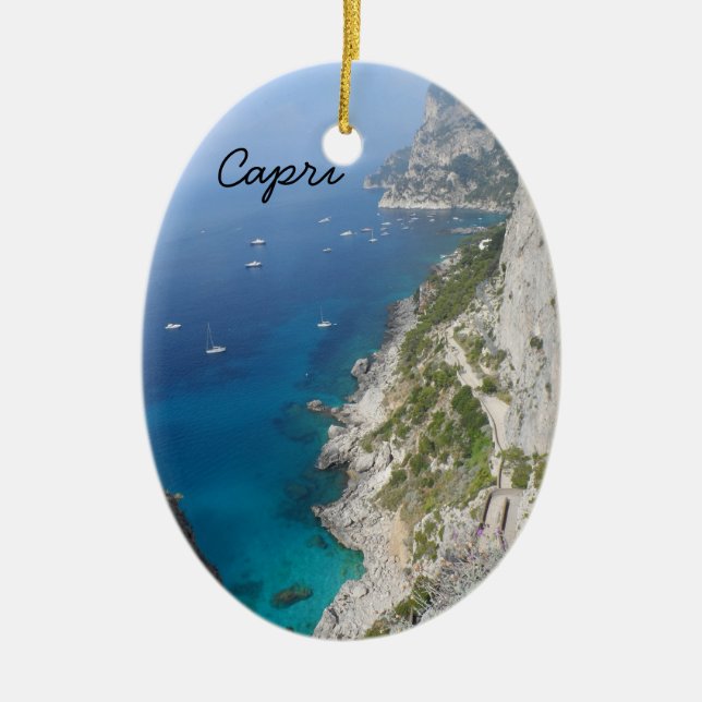 Ornement En Céramique Capri, Italie (Devant)