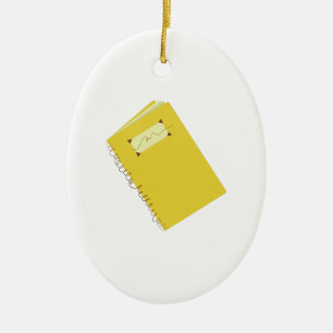 Ornement En Céramique Carnet