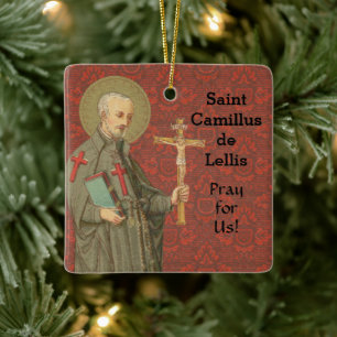 Ornement En Céramique Carré St. Camillus de Lellis (SAU 37)