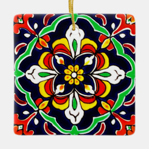 Ornement En Céramique Carrelage Talavera mexicain en terre cuite Design 
