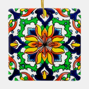 Ornement En Céramique Carrelage Talavera Mexicaine No 6