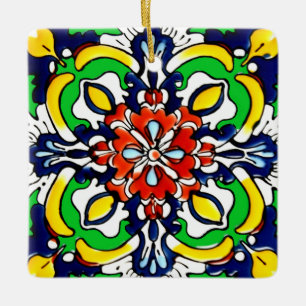 Ornement En Céramique Carrelage Talavera Mexicaine No 7