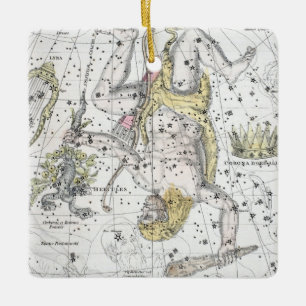Ornement En Céramique Carte du plat VIII de constellations