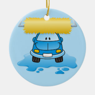 Ornement En Céramique Carwash