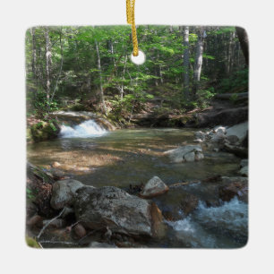 Ornement En Céramique Cascade de la rivière Pemigewasset I