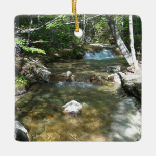 Ornement En Céramique Cascade de la rivière Pemigewasset III