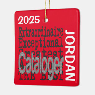 Ornement En Céramique Catalogeur Extraordinaire CUSTOM