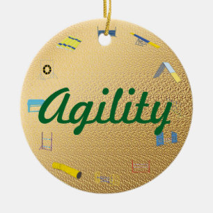 Ornement En Céramique Cercle d'agilité
