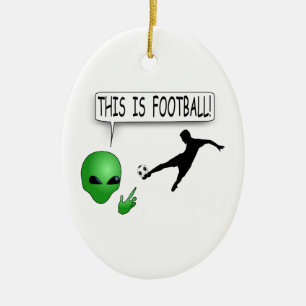 Ornement En Céramique C'Est Du Football