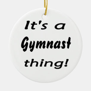 Ornement En Céramique C'est une chose de gymnaste !