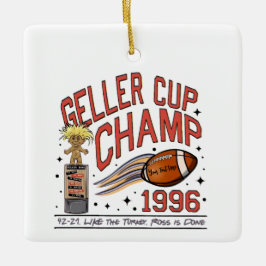Ornement En Céramique Champion de la Coupe Geller