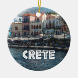 Ornement En Céramique Chania Crète Îles grecques