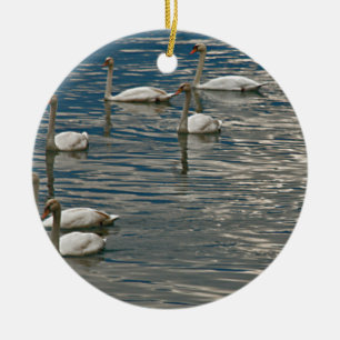 Ornement En Céramique Chant du cygne