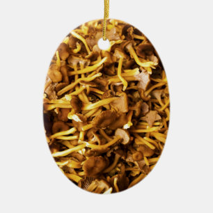 Ornement En Céramique Chanterelles au Marché de Hakaniemi