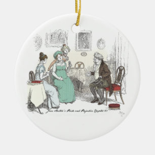 Ornement En Céramique Charlotte S'Est Engagée ! - Jane Austen Fierté & P