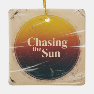 Ornement En Céramique Chasing The Sun