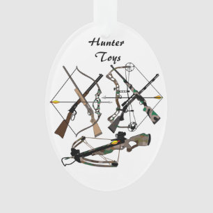 Ornement en céramique, chasse, armes, cadeaux de c