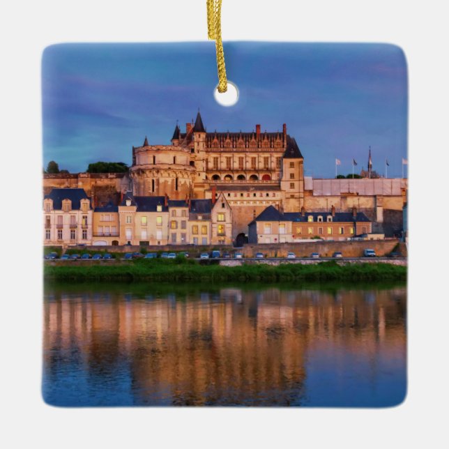 Ornement En Céramique Château d'Amboise, Vallée de la Loire, France (Devant)