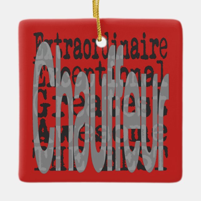 Ornement En Céramique Chauffeur (Devant)