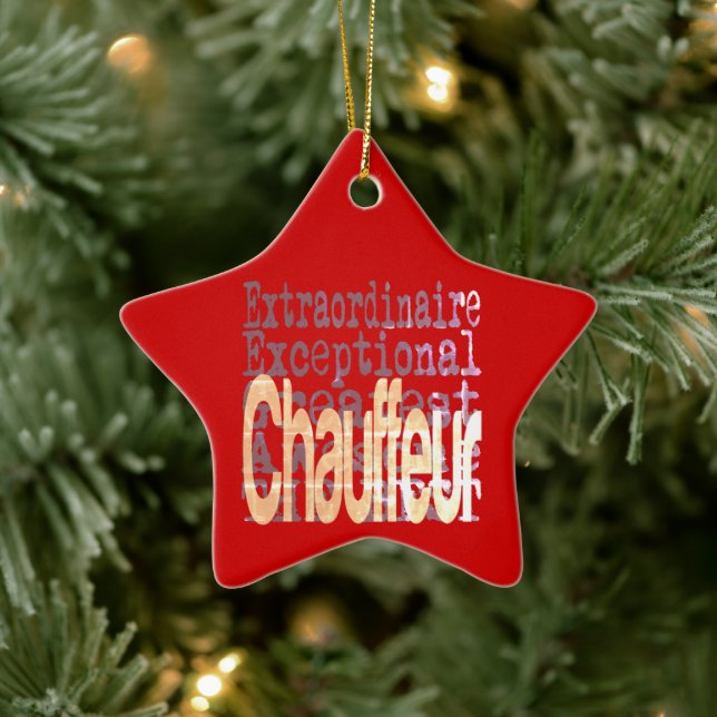Ornement En Céramique Chauffeur (Arbre)