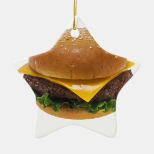 Ornement En Céramique Cheeseburger