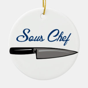 ORNEMENT EN CÉRAMIQUE CHEF DE SOUS