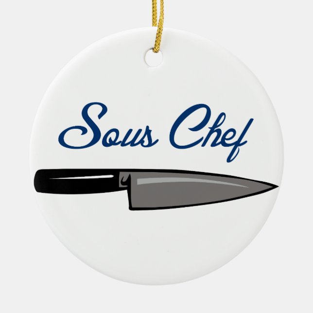 ORNEMENT EN CÉRAMIQUE CHEF DE SOUS (Devant)