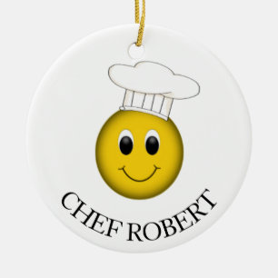 Ornement En Céramique Chef de visage personnalisé