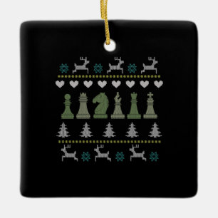 Ornement En Céramique Chess Pieces