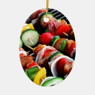 Ornement En Céramique Chiche-kebab de Shish