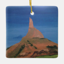 Chimney Rock Nebraska Céramique Ornement