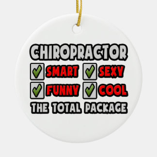 Ornement En Céramique Chiropraticien ... Le package total