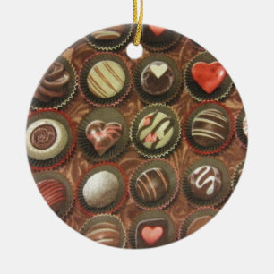 Ornement En Céramique Chocolats et truffes