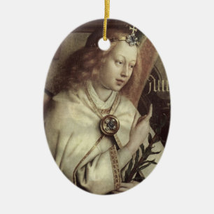 Ornement En Céramique Christmas Angel, Jan van Eyck