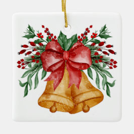 Ornement En Céramique Christmas Bells