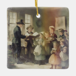 Ornement En Céramique Christmas Carols from long past