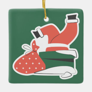 Ornement En Céramique Christmas Cute