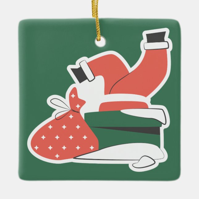 Ornement En Céramique Christmas Cute (Devant)
