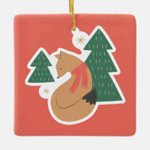 Ornement En Céramique Christmas Cute