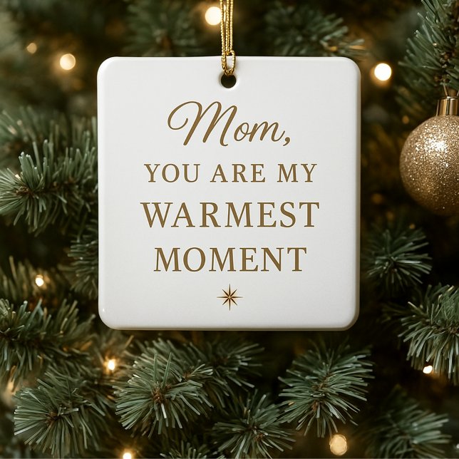 Ornement En Céramique Christmas Ornament for Mom – Magic Christmas (Créateur téléchargé)