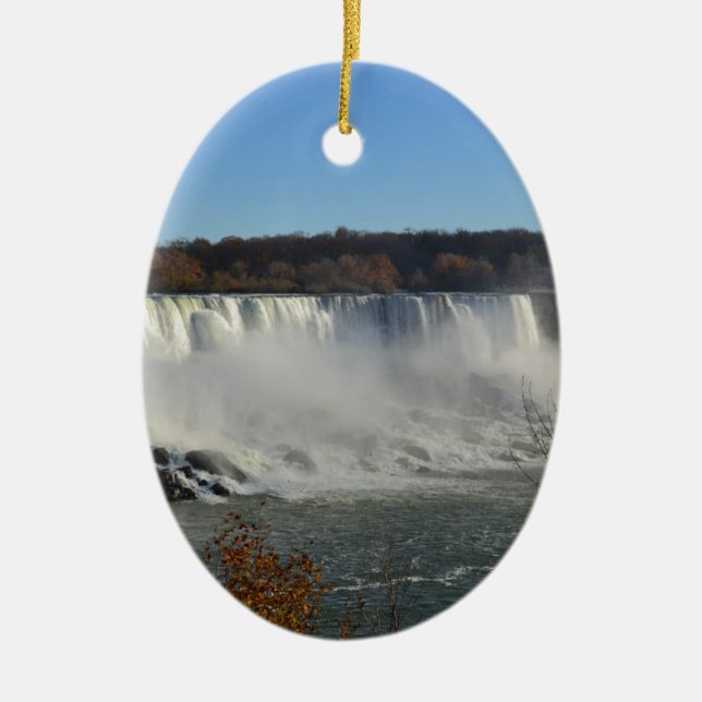 Ornement En Céramique Chutes du Niagara (Devant)