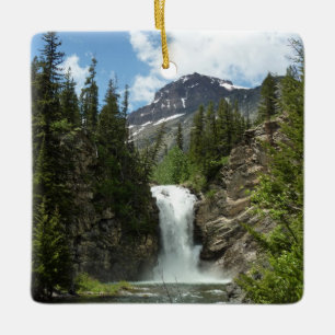 Ornement En Céramique Chutes Running Eagle au Glacier National Park