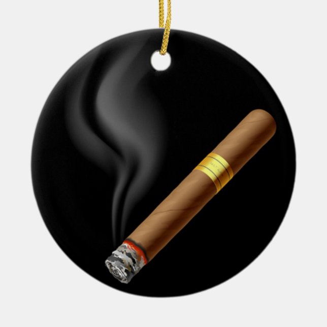 Ornement En Céramique Cigare de combustion lente d'OPUS (Devant)