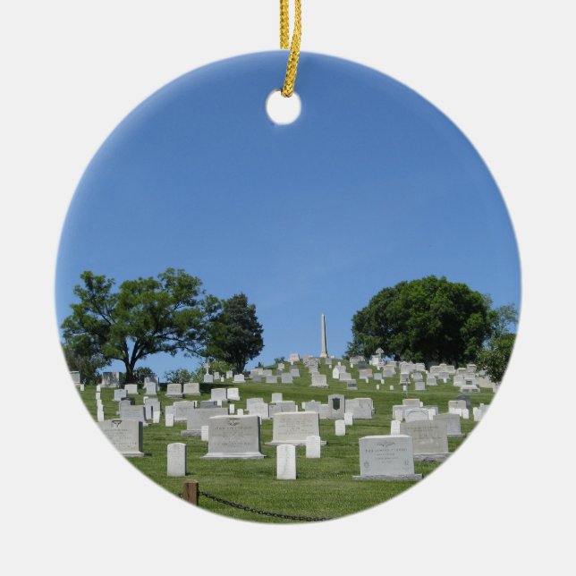 Ornement En Céramique Cimetière d'Arlington (Devant)