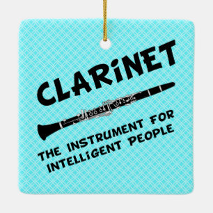 Ornement En Céramique Clarinet intelligent