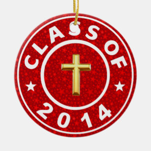 Ornement En Céramique Classe du chrétien 2014