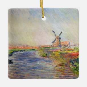 Ornement En Céramique Claude Monet - Champ de Tulipes en Hollande